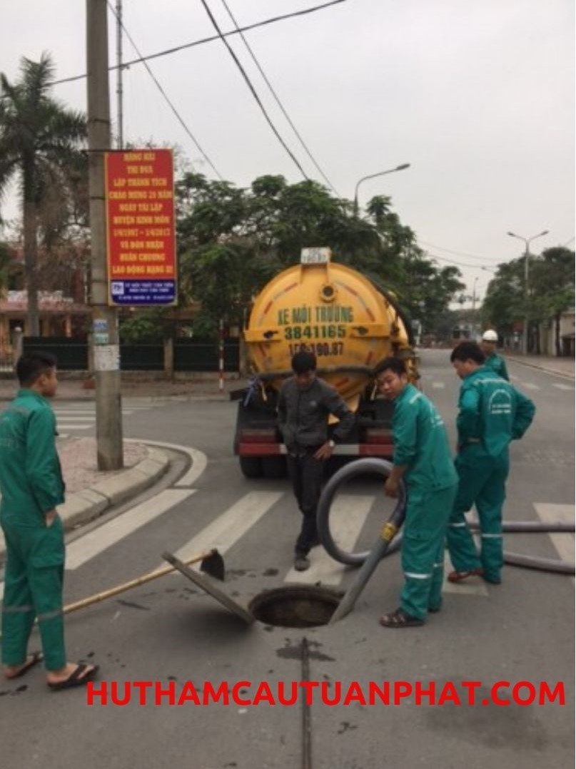 Hút hầm cầu tại Cụm CN An Phú