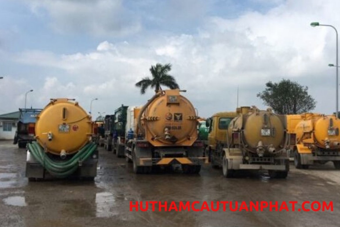 Hút hầm cầu tại Cụm CN Tân Châu