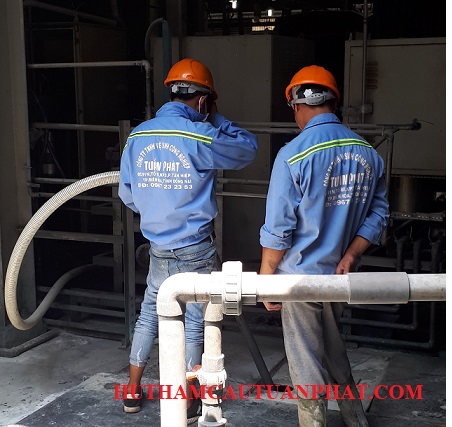 Hút hầm cầu Cụm CN Cầu Cảng Phước Đông
